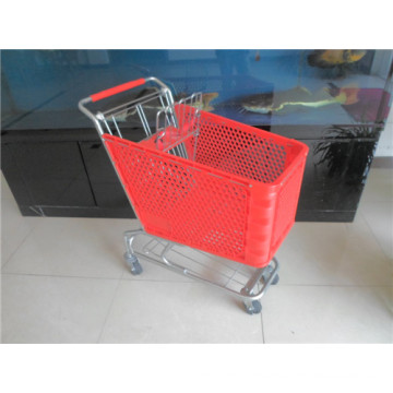 Hot Sale Colorful Plastic Shopping Cart